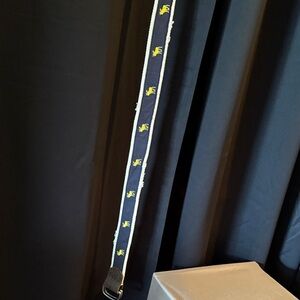 Abercrombie & Fitch Navy and Yellow Belt